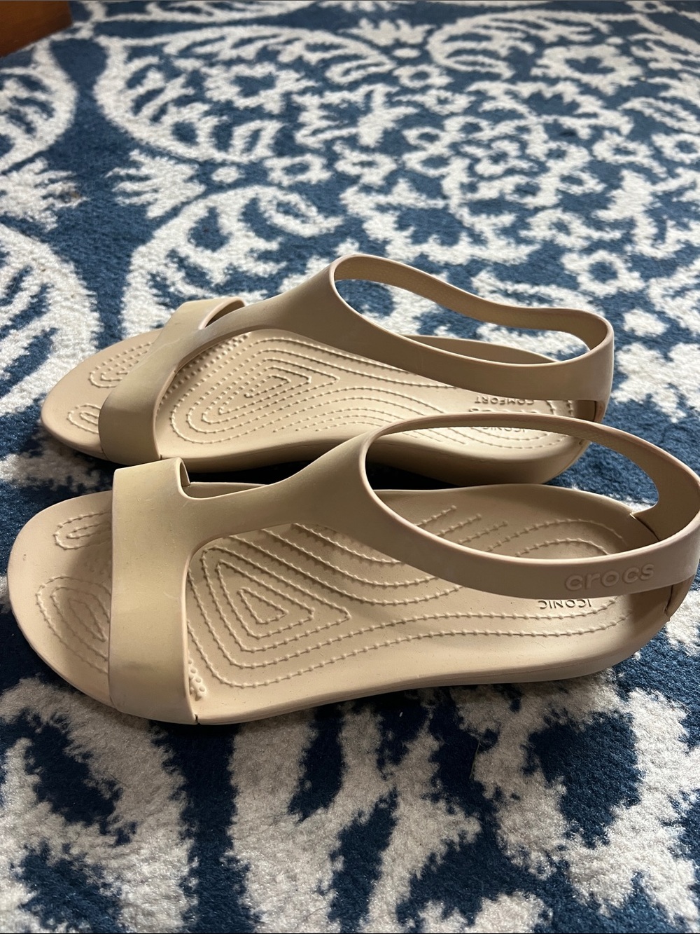 CROCS Women’s Slingback Sandal in Light Beige